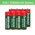 1-24 шт., щелочные перезаряжаемые батарейки AAA 8800 мАч 1,5 в