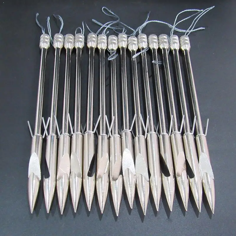 

15cm Steel Slingshot Fishing Arrow Heads Darts Hunting Skill Shooting G7R6