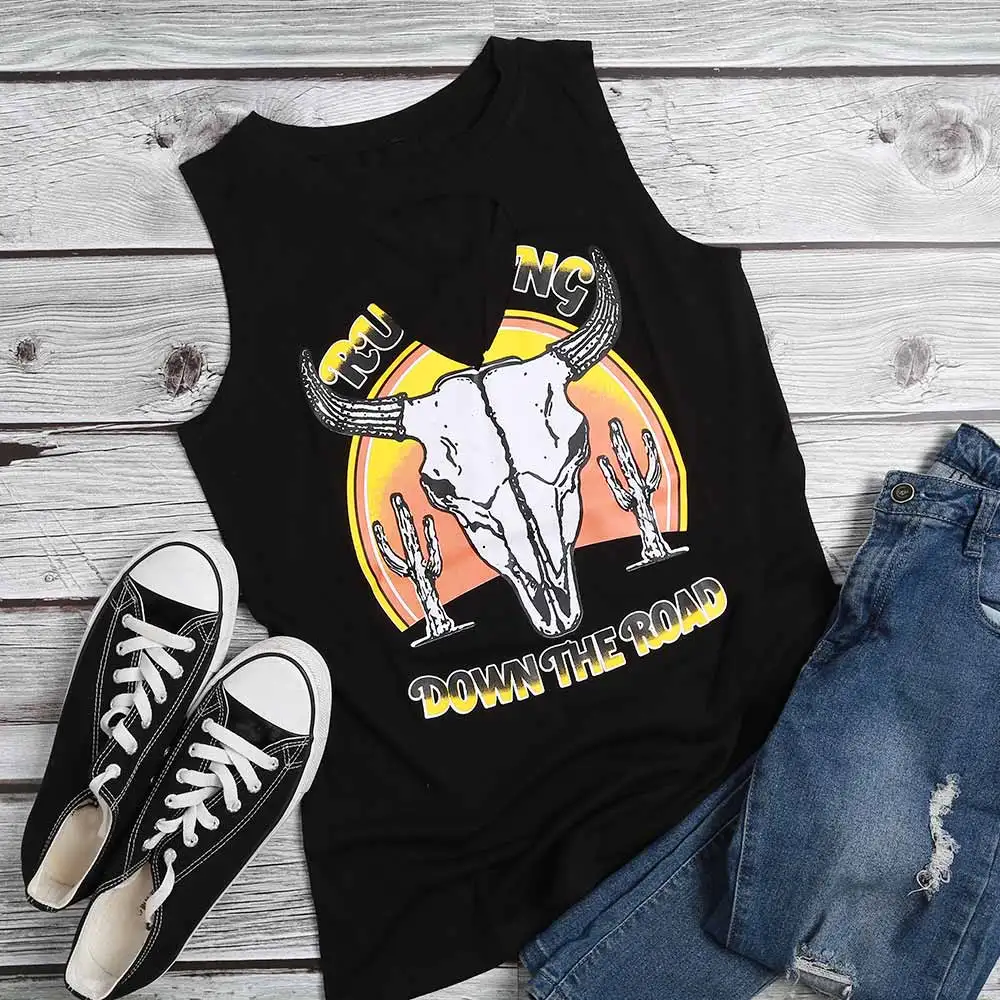 

Sleeveless T Shirts Vest Tees Lightweight Women T-Shirts Comfortable Home