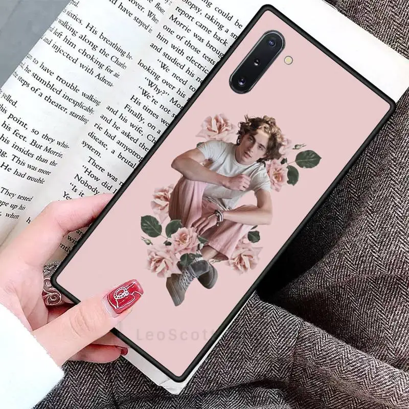 

Timothee Chalamet Phone Case For Samsung Galaxy S8 S9 S10 Plus S10E Note 3 4 5 6 7 8 9 10 Pro Lite cover