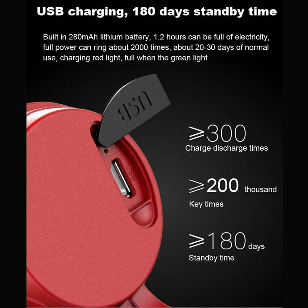 

Mountain Bike Electronic Horn Electric Scooter Bicycle Handlebar Ring Bell Cycling Accessories Bicycle Bell Riding Equipment