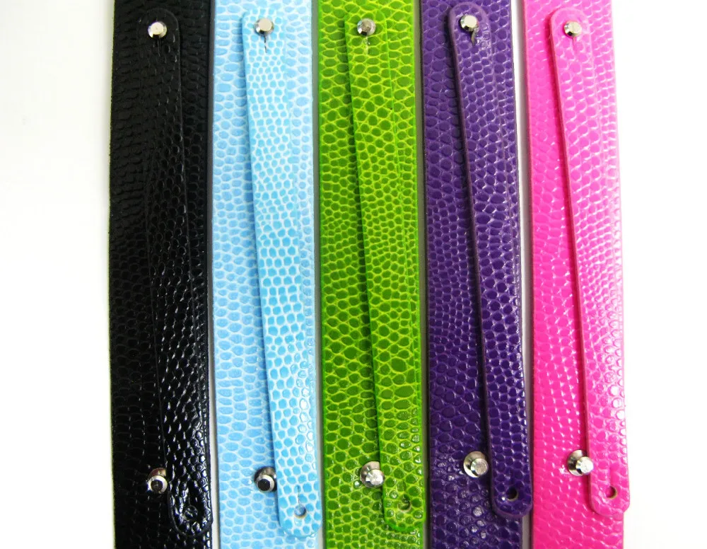 Браслет для женщин из Искусственной Змеиной Кожи 18 мм + 8 21 см оптом Wrapband DIY