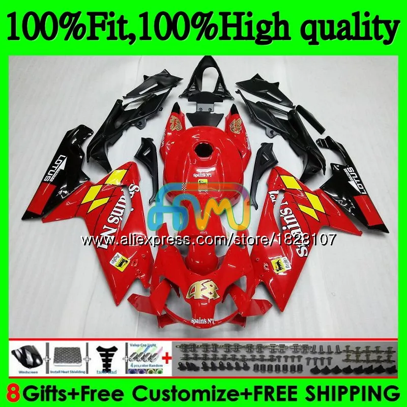 

Injection For Aprilia RS-125 RS125 06 07 08 09 10 11 61BS.23 RS4 RSV125 RS 125 2006 2007 2008 2009 Glossy red 2010 2011 Fairing