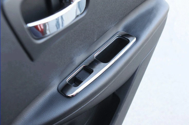 Автомобильные наклейки на окно панель управления подъемом ABS хромированный