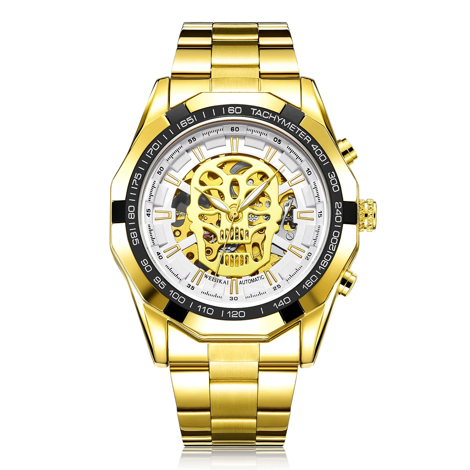 

2021 watch classic high men's domineering waterproof mechanical watch skull watch men's fashion men's watch wholesale