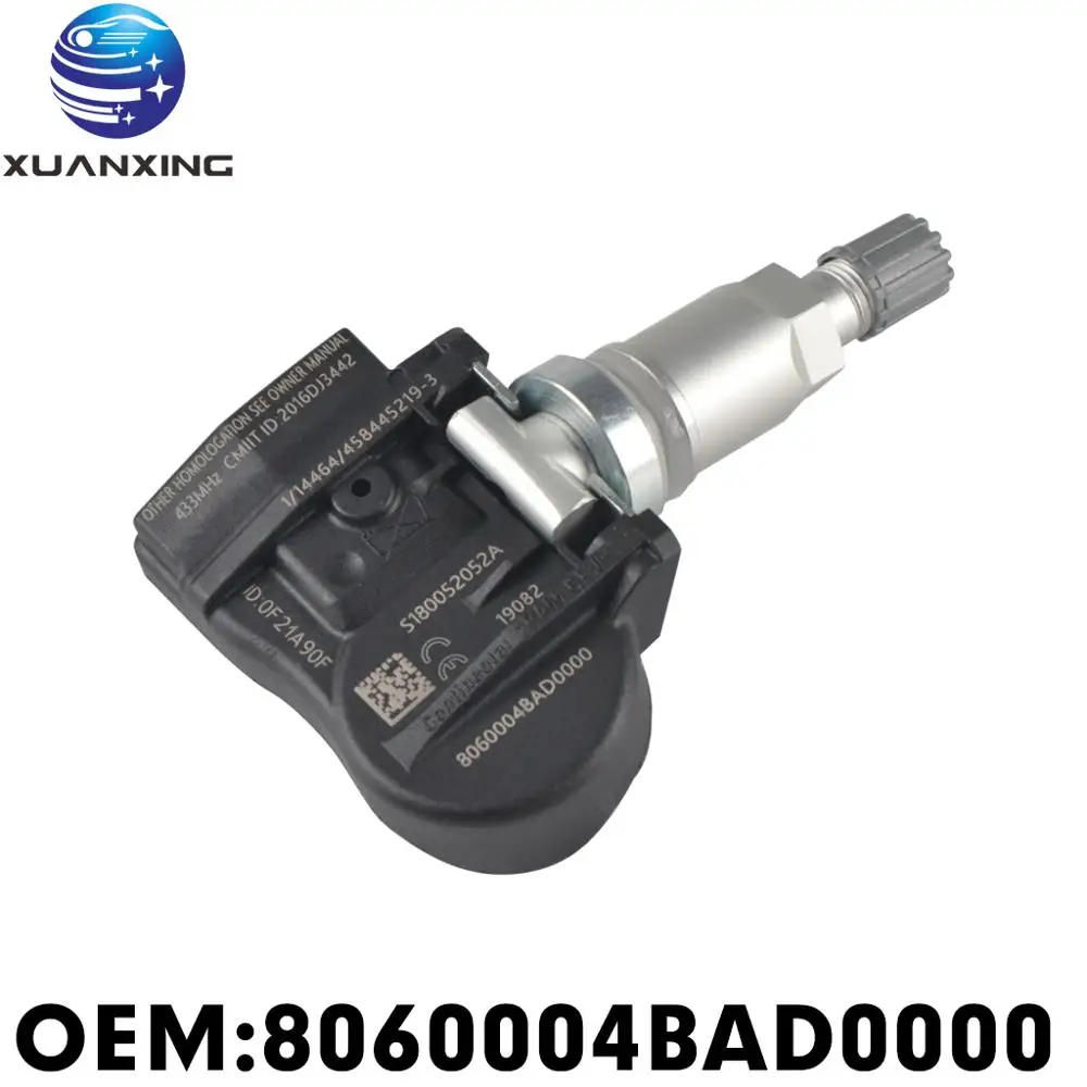 8060004BAD0000 TPMS датчик давления в шинах Система мониторинга 433 МГц для Trumpchi GA3 GA3 S GA6 GA8 GS4 8060004BAD0000 TPMS датчик давления в шинах Система мониторинга 433 МГц для Trumpchi GA3 GA3 S GA6 GA8 GS4