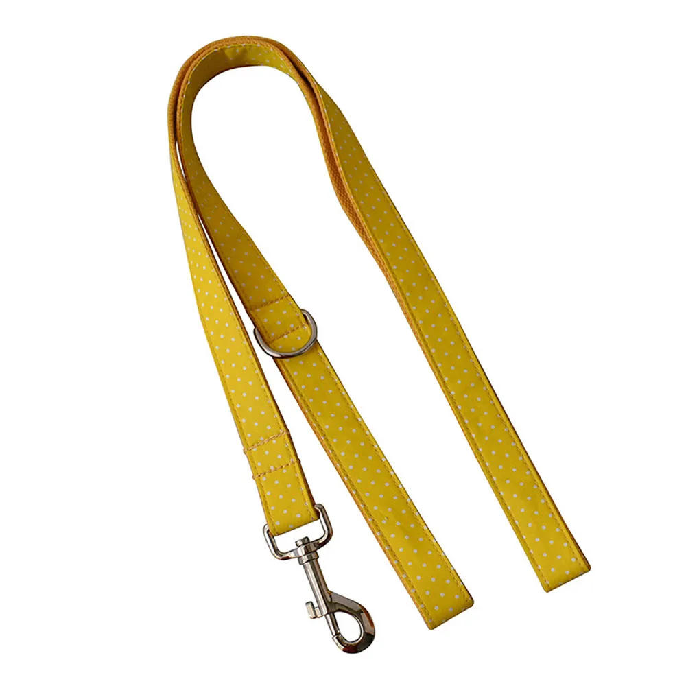 

Wave Point Dog Collar with Bow tie for Small Medium Large Dog Cotton Webbing Dog Collar Leash Set Removable Pet Dog Accessories