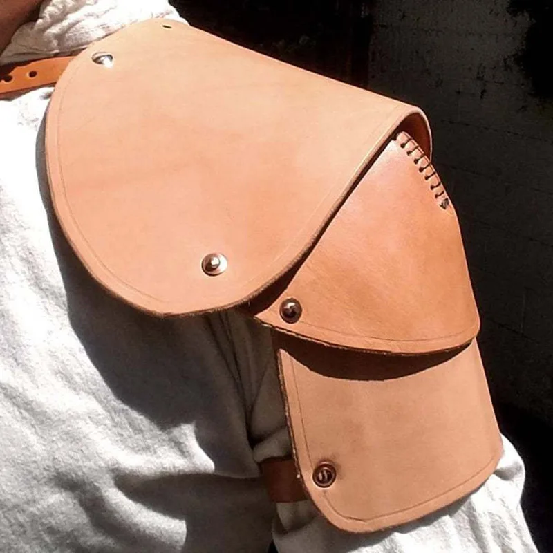 Мужской средневековый ремень в стиле стимпанк из искусственной кожи нагрудный