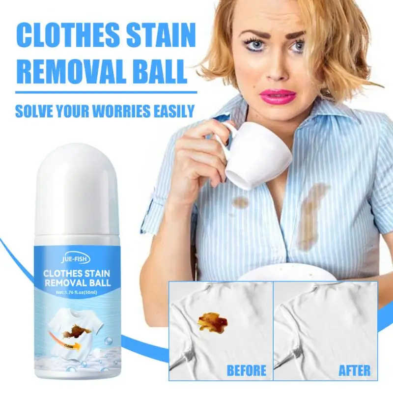 

50ml Clothes Stain Removal Ball Remove Stains On Clothes Portable Cleaning Chemicals And Decontamination Laundry Stain Removers