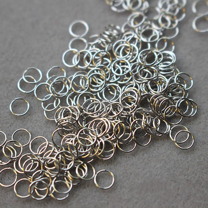 Застежки-кольца для серег очень тонкие толщина 0 4 мм антикоррозийная вешалка