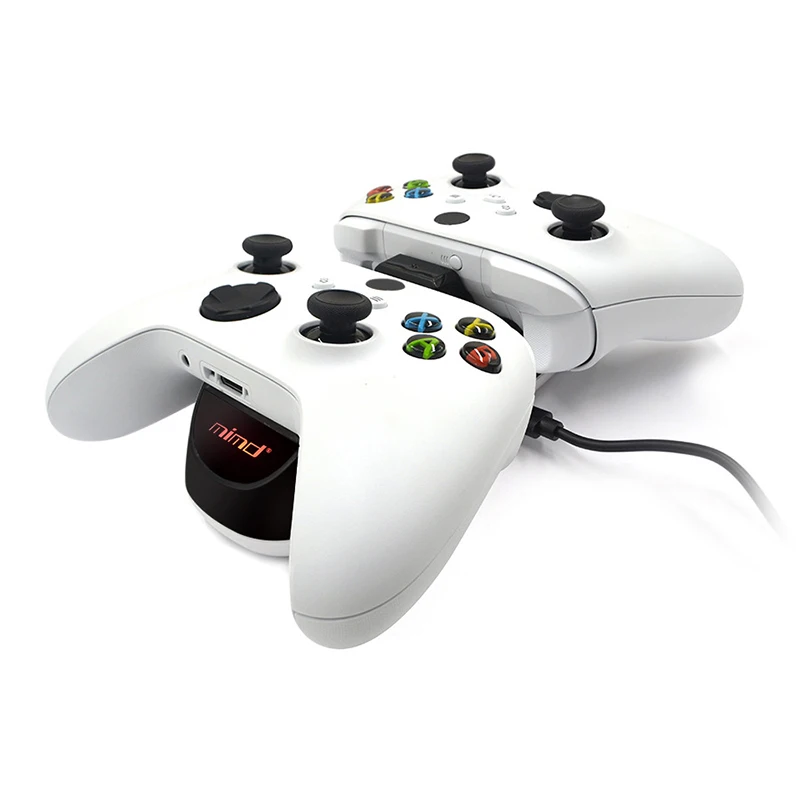 

ZY Electro-World New Gamepad Dual Fast Charger For X-BOX Serieswireless Gamepad Charging Dock Station