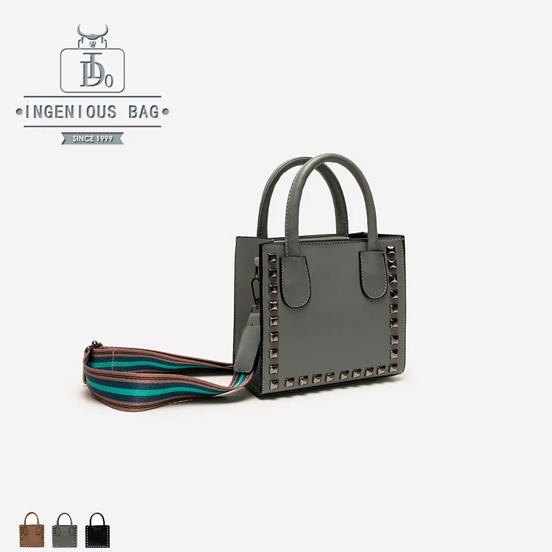 Женские сумки из искусственной кожи женские сумки-мессенджеры с заклепками