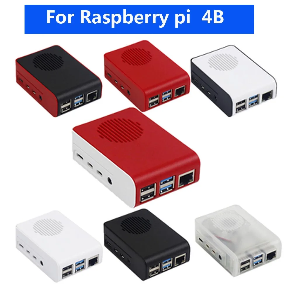 Raspberry Pi 4B ABS Чехол 7 цветные шары для pi 4B|Аксессуары демонстрационных стендов| |