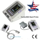Цифровой цветной ЖК-монитор артериального давления CONTEC CONTEC08A, датчик SPO2 для взрослых + манжеты для взрослых, продажа с завода