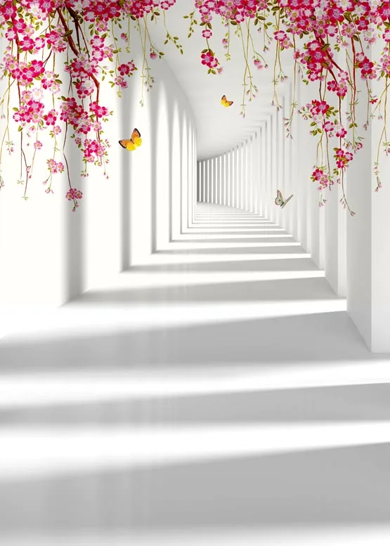 Фуксия 1.5*2.2 meters /5*7 feet Photo Background Spring Children Baby Holiday Photo Studio Foldable Photography Backdrop Vinyl Fabric - Цвет: Фуксия