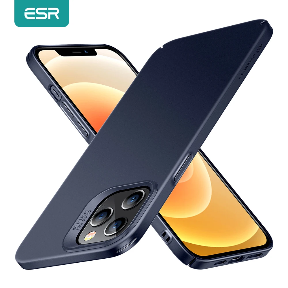 Чехол ESR для телефона iPhone 12 легкий гладкий из поликарбоната тонкий Матовый жидкий