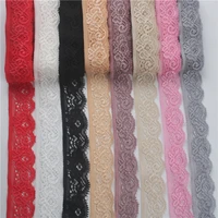 10 yardslot elastic lace ribbon 22mm wide white lace fabric dress decorate embroidery sewing diy lace trim