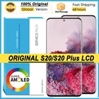 100% Оригинальный Super AMOLED дисплей для Samsung Galaxy S20 G980F G980FDS S20 Plus G985F ЖК-тачскрин дигитайзер Запасные части