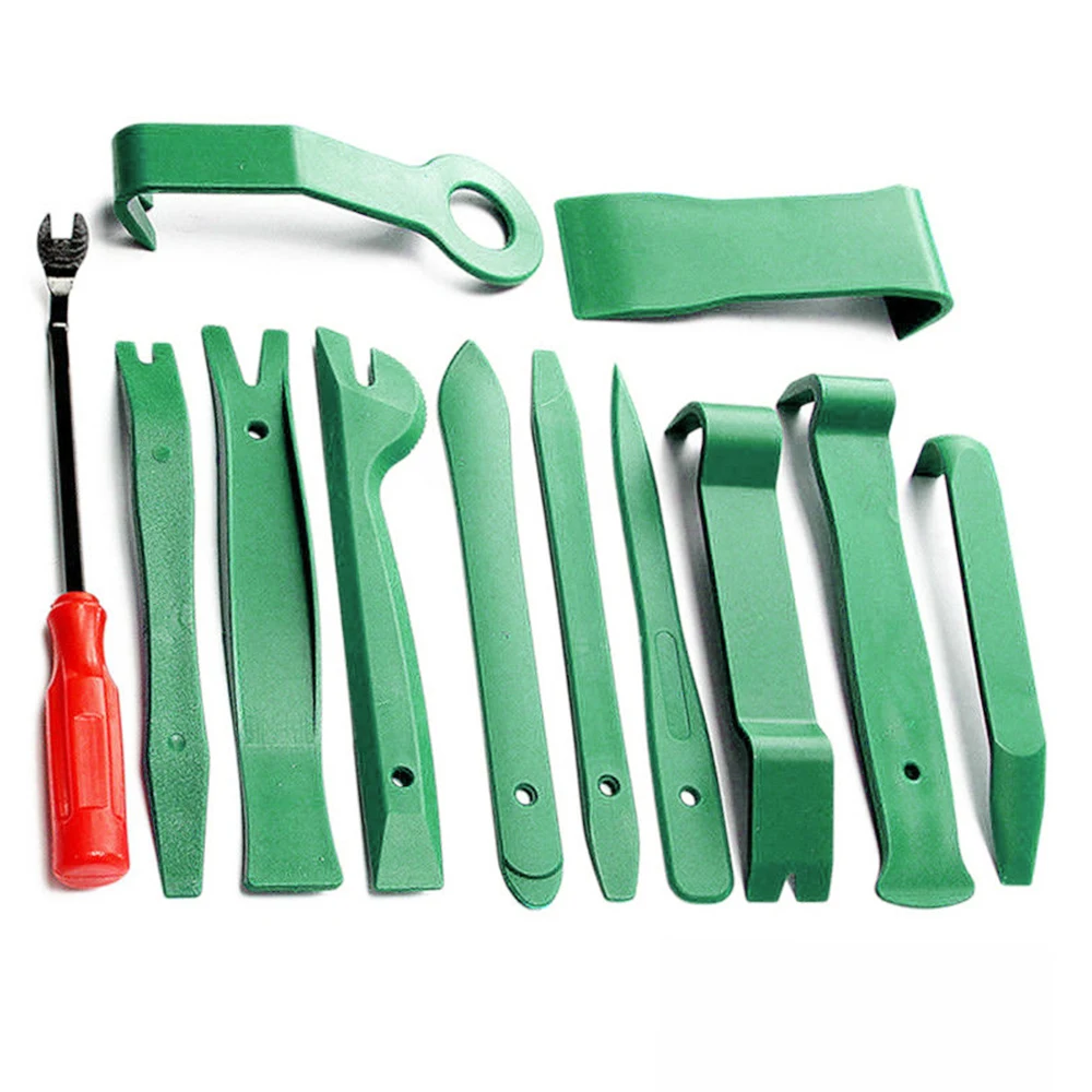 

12x Car Removal Open Tools Door Clip Kit Panel Radio Trim Dash Audio Installer