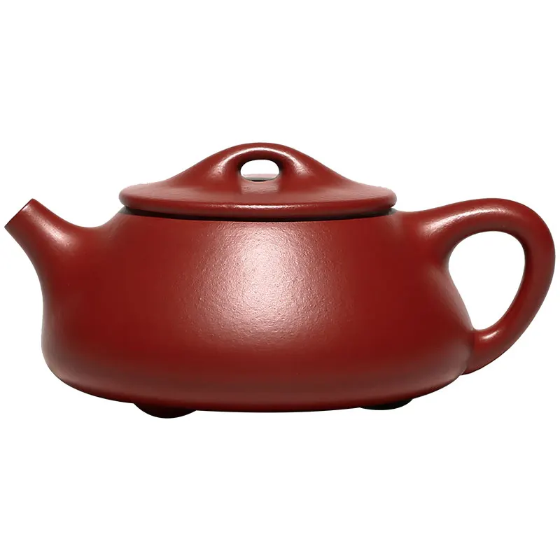 

pure handmade raw ore purple clay teapot famous Changyue red stone ladle teapot raw ore Dahongpao Teapot Tea Set w