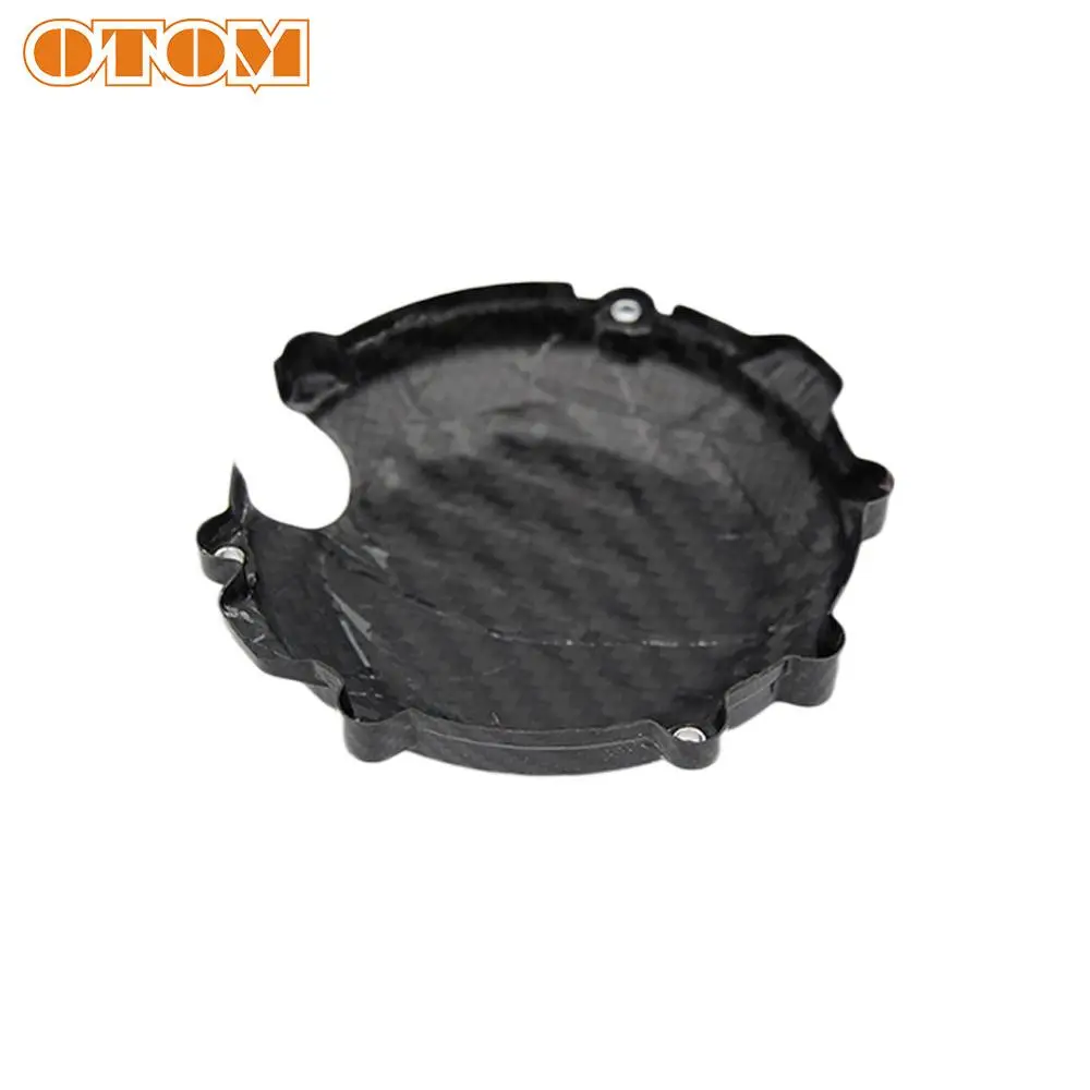 Крышка сцепления мотоцикла OTOM защита двигателя из углеродного волокна для
