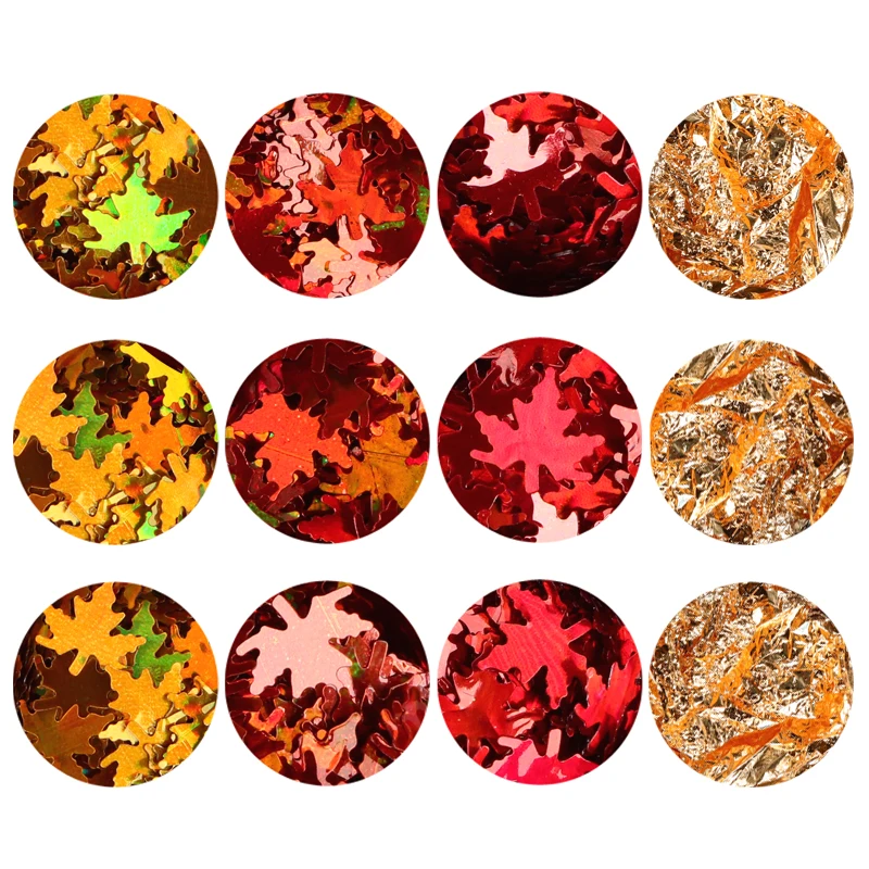 Неоновые Блестки для ногтей в форме бабочки/сердца 3D тонкие кленовые хлопья