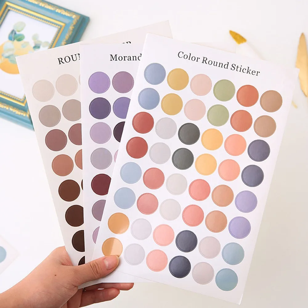 DIY наклейки Dot Morandi Earth color Moon альбом для скрапбукинга фотообои журнал проект
