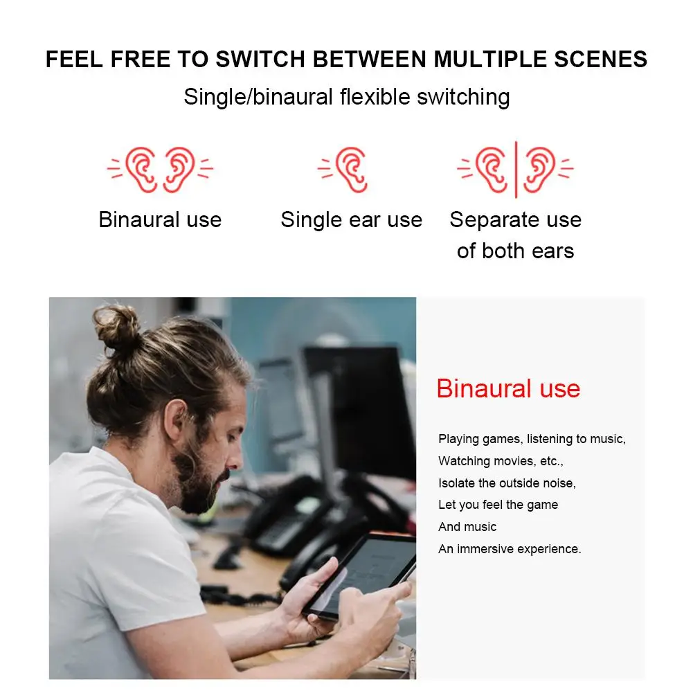 K40 Bluetooth беспроводные наушники IPX5 Sweatproof спортивные стереонаушники 5,0 шумоподавление гарнитуры вызов