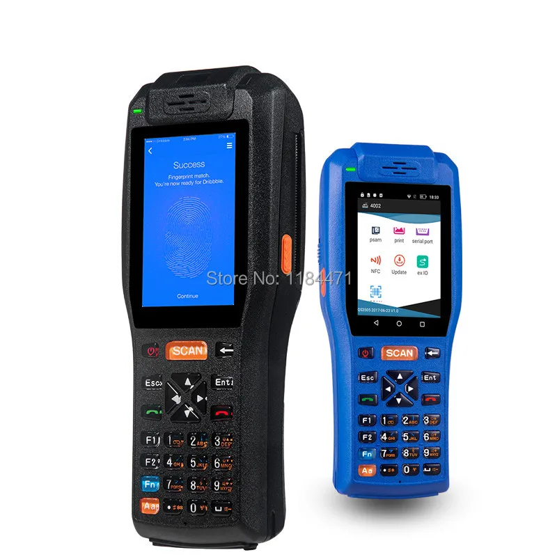 902 МГц 928 865 868 UHF RFID считыватель на большие расстояния 4G ручной КПК промышленный