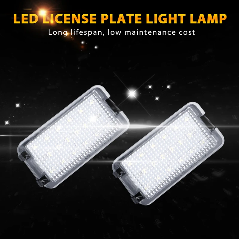 Для Seat Leon Altea Arosa Cordoba Ibiza Toledo 18 SMD Автомобильные светодиодные номерные знаки