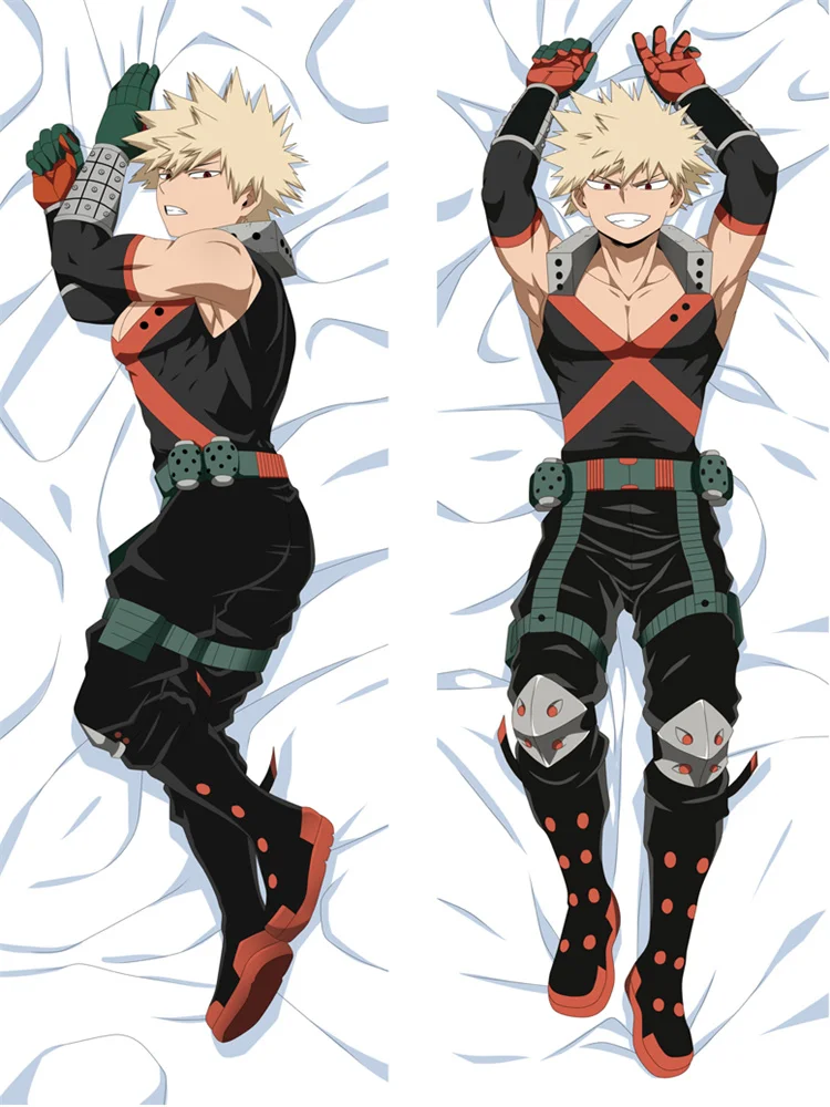 

My Hero Academia Pillowcase 2021-June Update Anime Cosplay Boku no Hiro Hugging Pillow Cover Case Dakimakura Body Pillow Case