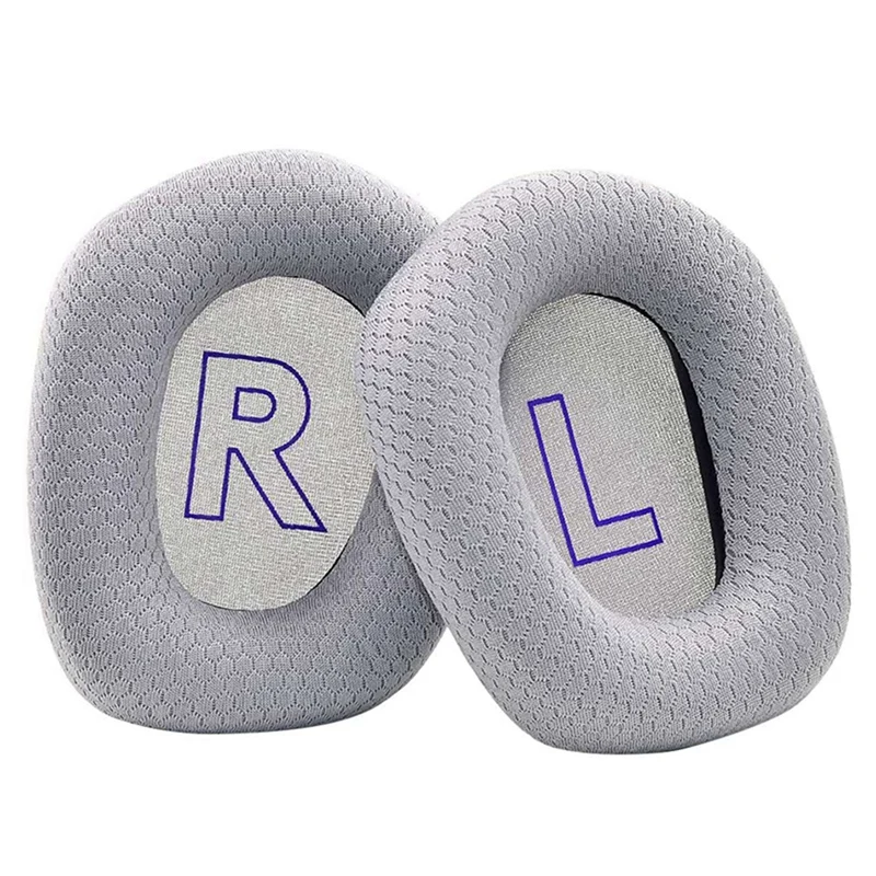 

2 Pair Earpads Ear Cushion Ear Cups Ear Cover Replacement for Logitech G733, Black & Grey