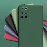 New Full Cover Liquid Silicone Phone Case For oneplus Original Soft Camera Protective Back Cover Cases One Plus