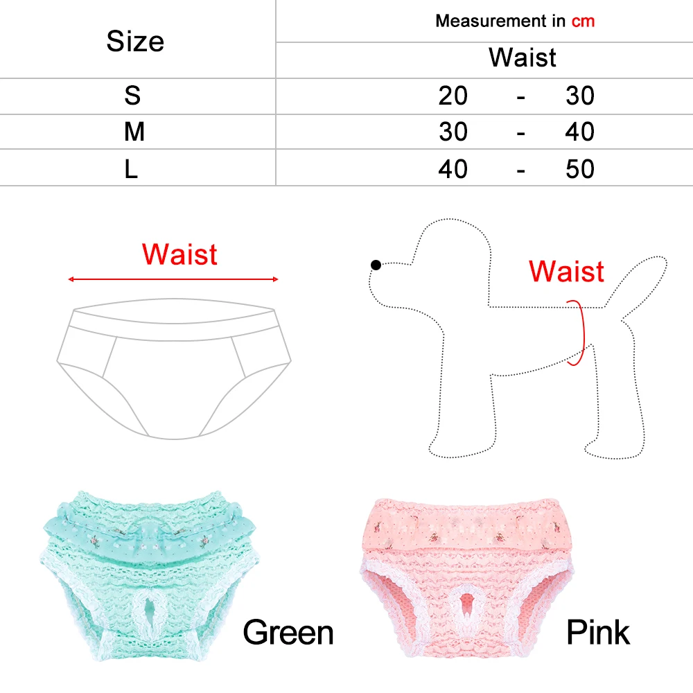 1 шт. симпатичная эластичная дышащая шифоновая одежда физиологические штаны для