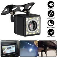 backup parking reverse camera 170%c2%b0 wide angle hd color image hd lens fisheye universal car rear view camera led night vision