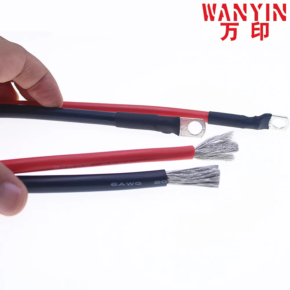 Сердечник из луженой Медный провод 2AWG 4AWG 6AWG 7AWG 8AWG мягкий силиконовый шнур 12/16/25/35