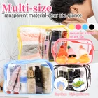 Новая Домашняя дорожная прозрачная косметичка, сумка для туалетных принадлежностей, сумка для хранения принадлежностей для ванной, водонепроницаемая дорожная косметичка, набор для красоты