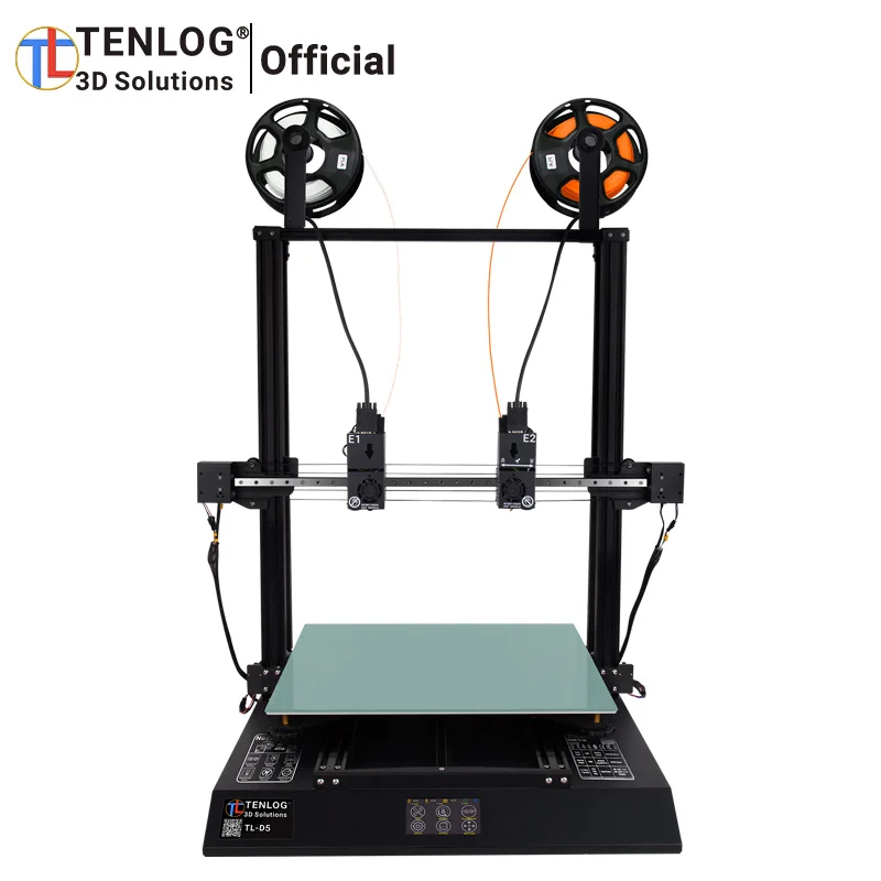 3D-принтер TENLOG с независимым двойным Экструдером TMC2209 очень большой размер печати