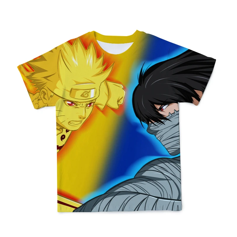

2021 New Summer Men And Women Anime Short Sleeve Fun 3D Printing T-Shirt Men And Women Children Street Wear O-Neck Top 100-6XL