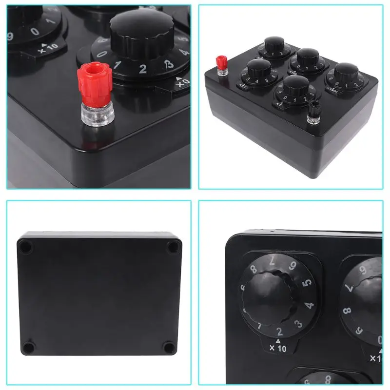 0-9999 9 Ом переменное сопротивление коробка десять лет резистор экспериментальное