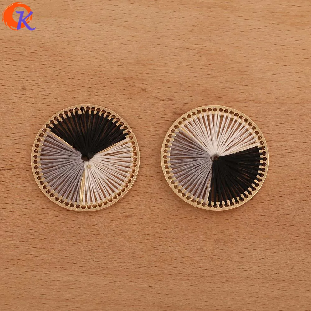 

Cordial Design 30Pcs 34*34MM Jewelry Accessories/Hand Made/Wire Charms/Jewelry Making/Round Shape/DIY Pendant/Earring Findings