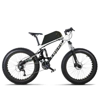 custom 26inch electric bicycle soft tail full suspension off road electric mountain 48v 1000w powerful motor fat e bike mtb