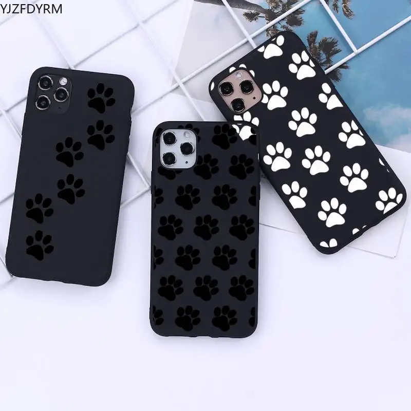 Чехол для iphone 12 11 Pro Mini XS MAX 8 7 6 6S Plus X 5S SE 2020 XR с собачьей лапой | Мобильные телефоны и