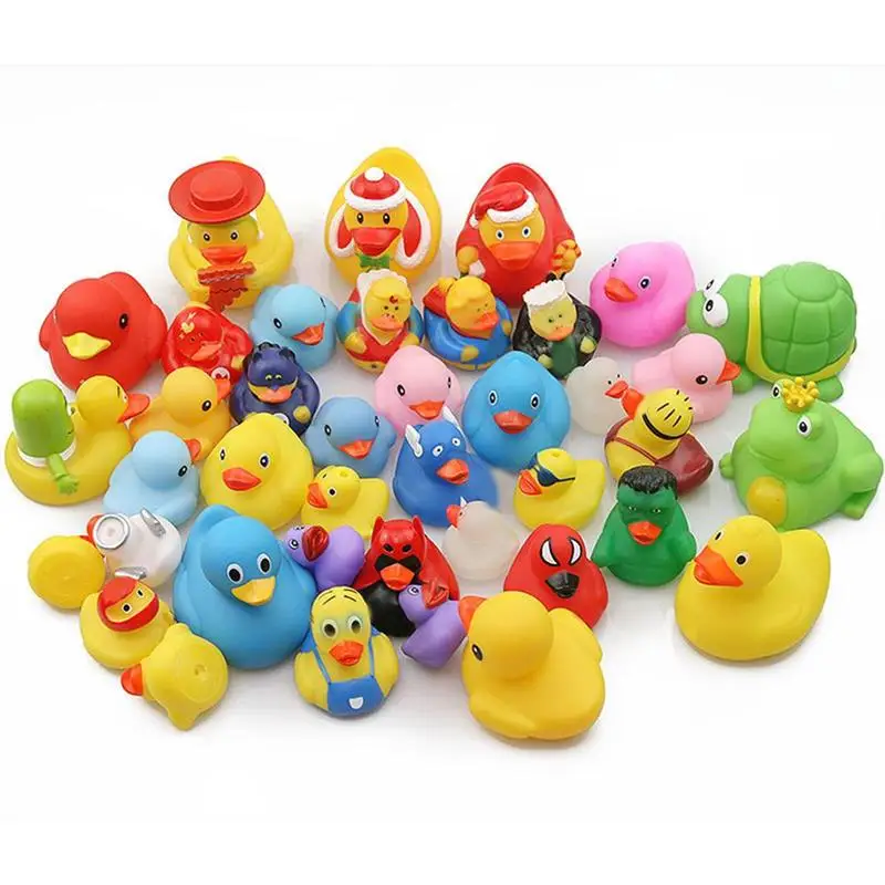 

Halloween Fancy Novelty Assorted Rubber Ducks Toys for Fun Bath Squirt Duckies Toy Trick or Treat Fillers Party Favors Decora