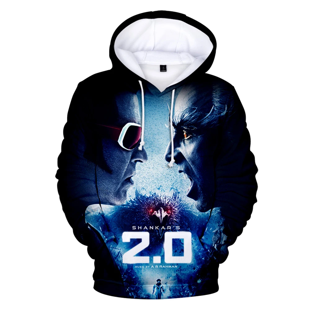 

2020 Endhiran 3D Hoodies Sweatshirt Endhiran Kpop Trendy Streetwear Women men Hoodie Autumn Casual Loose Hooded pullovers Unisex