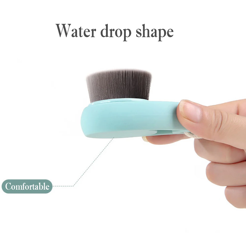 Щетка для лица с бамбуковым углем из мягкого волокна очистки пор уход за лицом