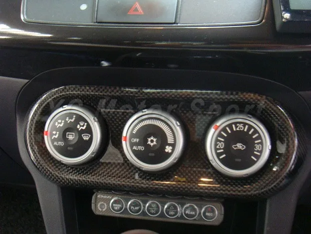 

Автомобильные аксессуары, крышка панели управления из углеродного волокна, подходит для 2008-2012 EVO X EVO 10 RA, крышка панели управления HVAC