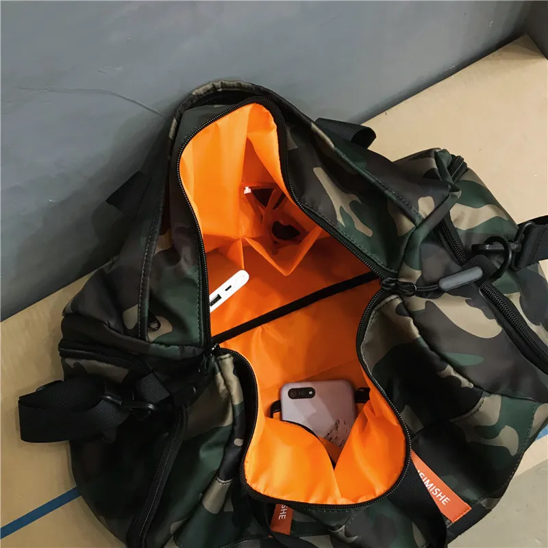 

Short Journey Travel Bag Handbag Men's Casual Large Capacity Nylon Durable Fitness Bag Lady Lightweight Luggage Bag Sports Bag