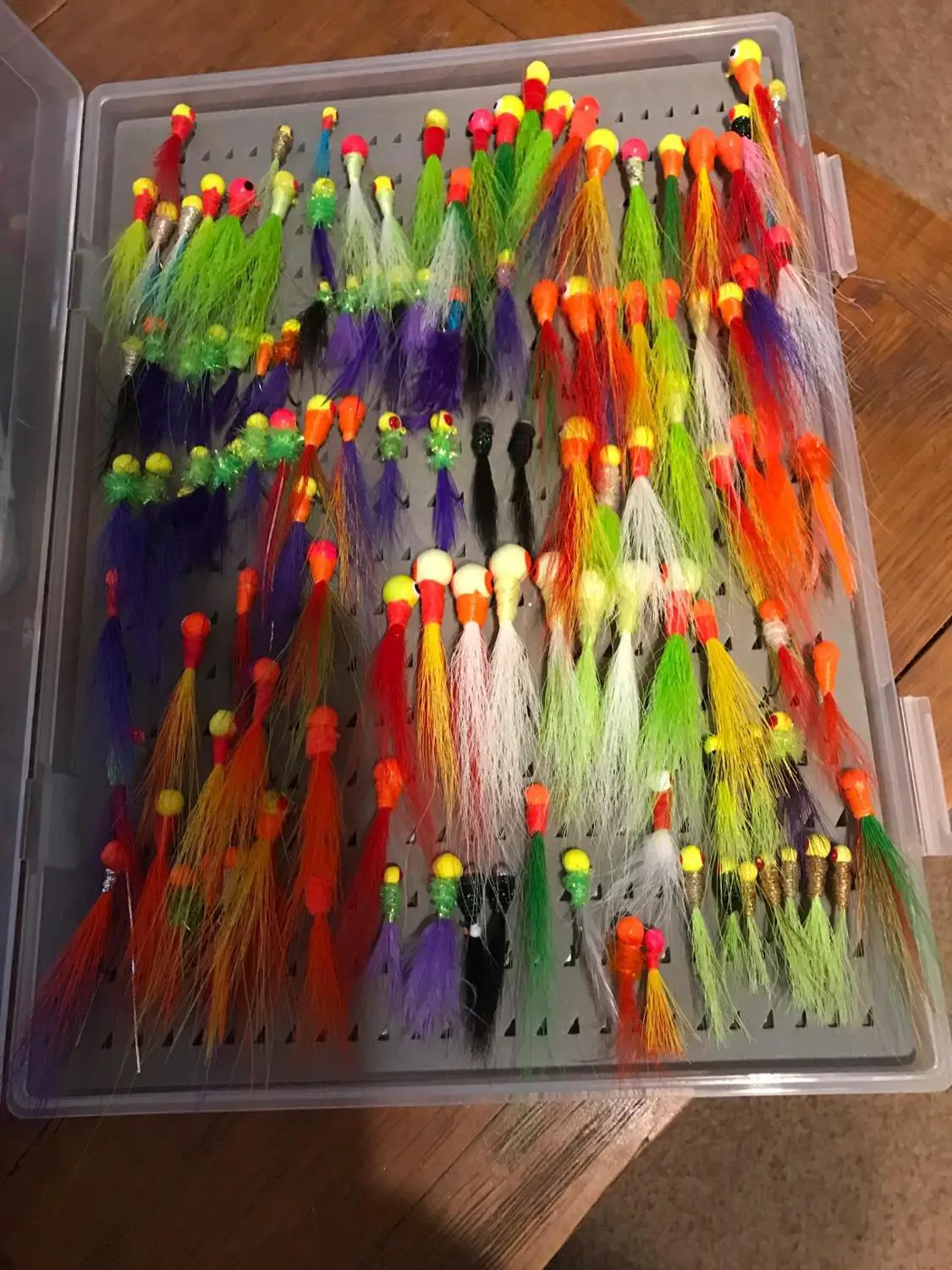 Aventik Super Large Capacity Clear Lid Slim Fly Boxes Competition Fly FISHING Boxes Two Sizes Holds Up To 800 Flies