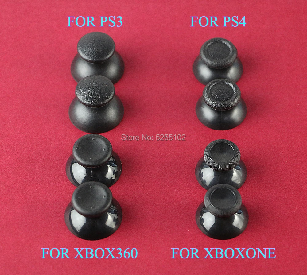 100 шт. накладки на аналоговые стики для контроллеров Sony PS4 Playstation 4 PS3 Xbox one